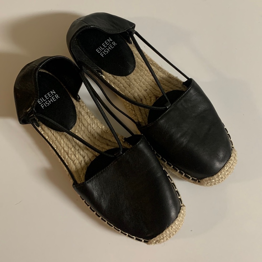 Like new. Eileen Fisher Lee espadrille flats